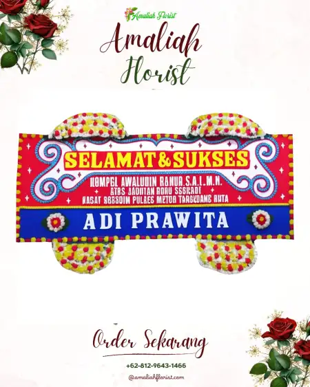 Papan Bunga Ucapan Selamat Ballroom Wedding Bogor