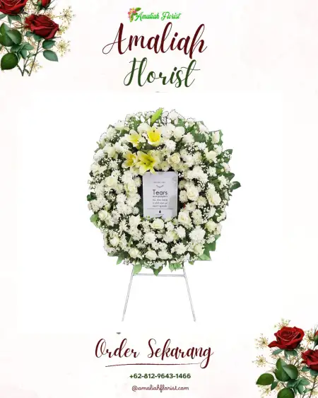 Krans Bunga Duka Ballroom Wedding Bogor